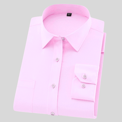 Herren Hemd Baumwolle Langarm Klassisch Komfortabel