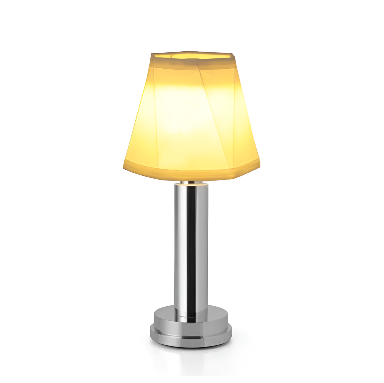 Vintage Flare - Aluminium Tischlampe Dimmbarer Stoff Bar Tisch Lampenschirm