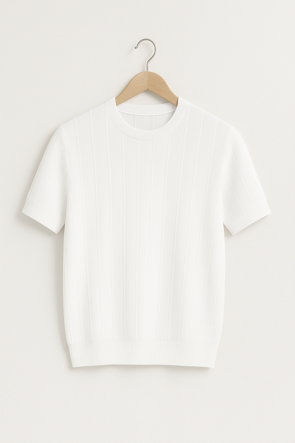 Hudson Strick T-Shirt Herren Kurzarm