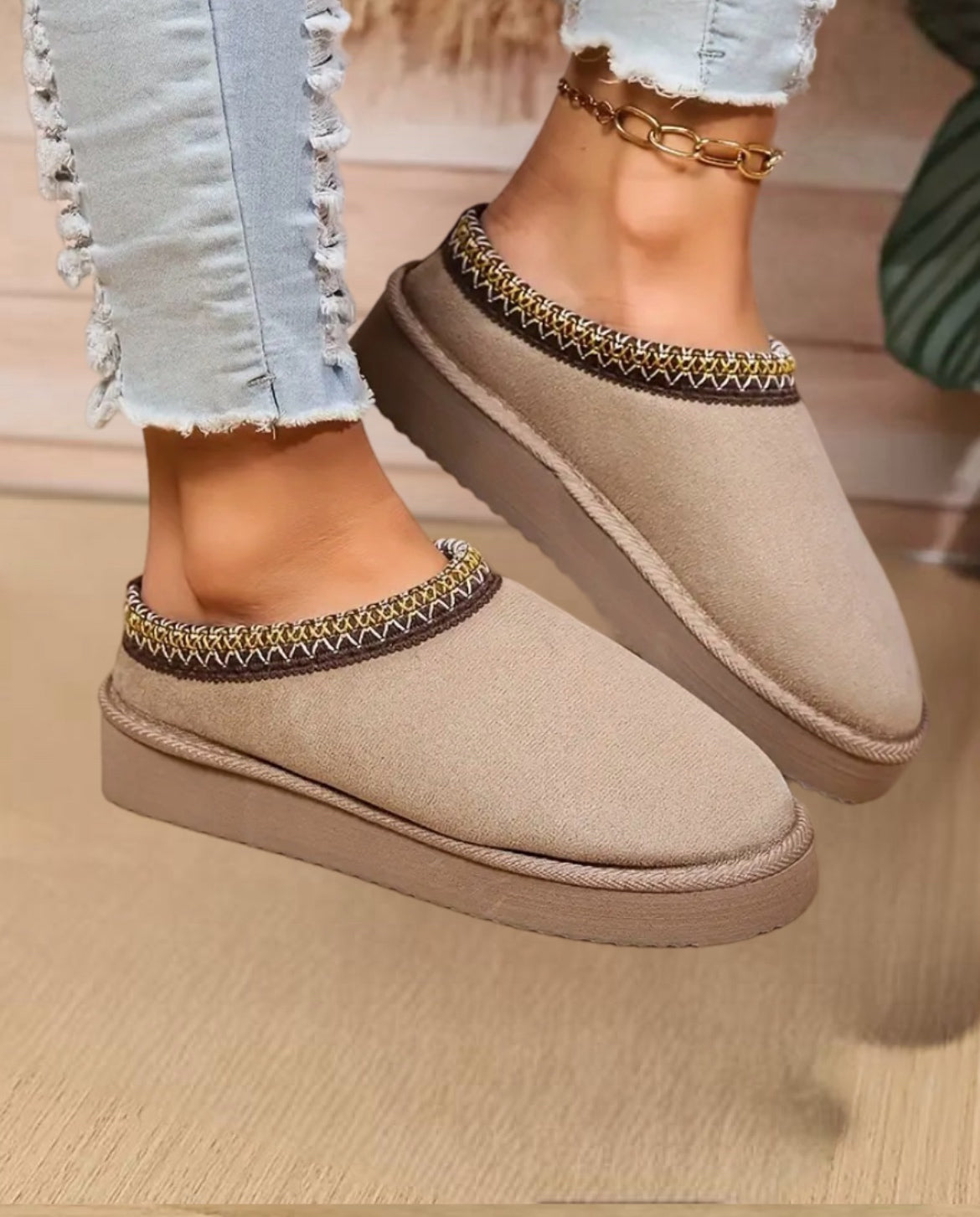 Johanna | Bequeme Winterpantoffeln