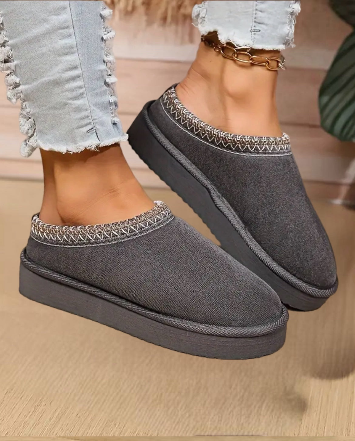 Johanna | Bequeme Winterpantoffeln