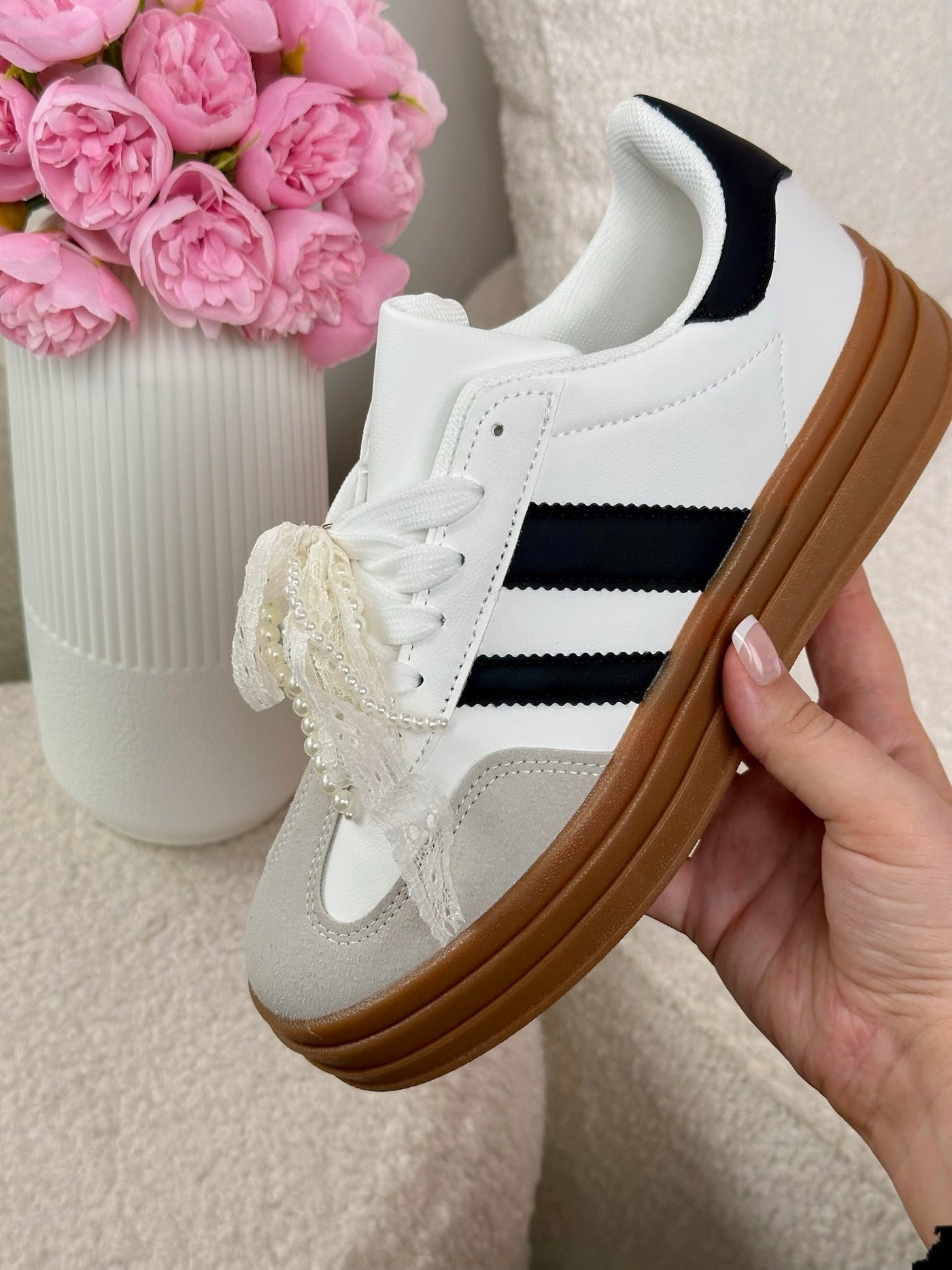 Marije Weißer Sneaker