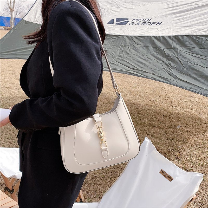 Vintage Schultertasche Damen – Vegan Leder & Retro Look