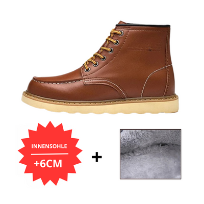 PAUL |  Stiefel mit Wollfutter +6CM +8CM +10CM