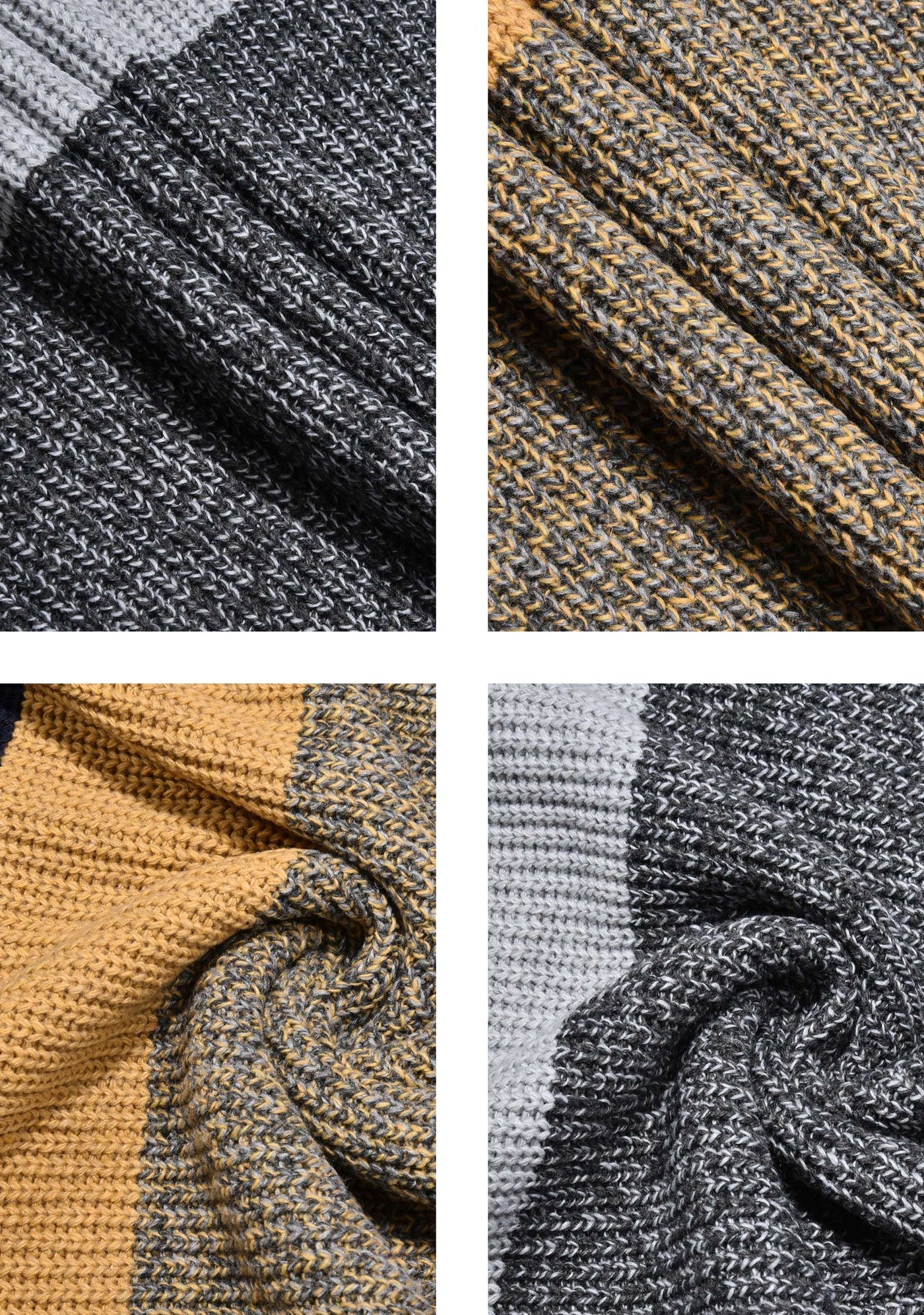 Ignatius -Herren Pullover Color Block