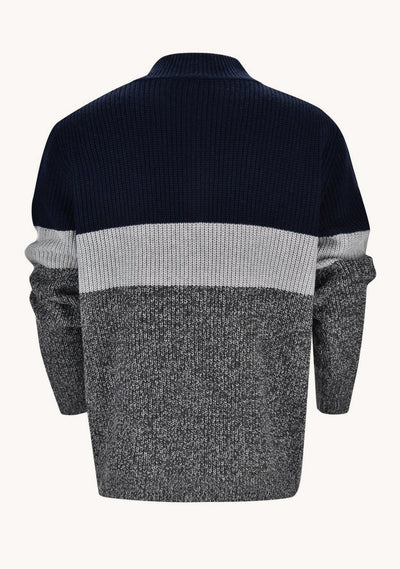 Ignatius -Herren Pullover Color Block