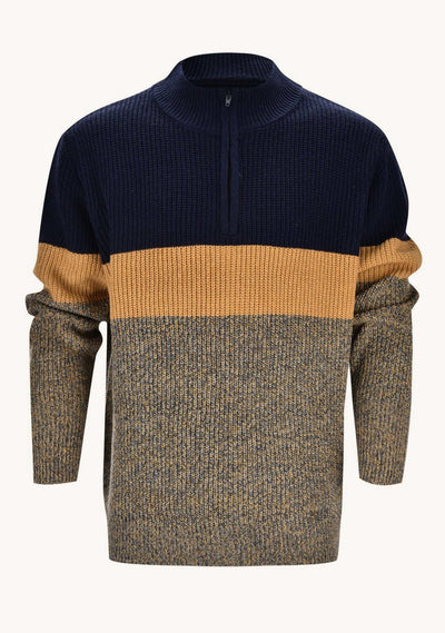 Ignatius -Herren Pullover Color Block