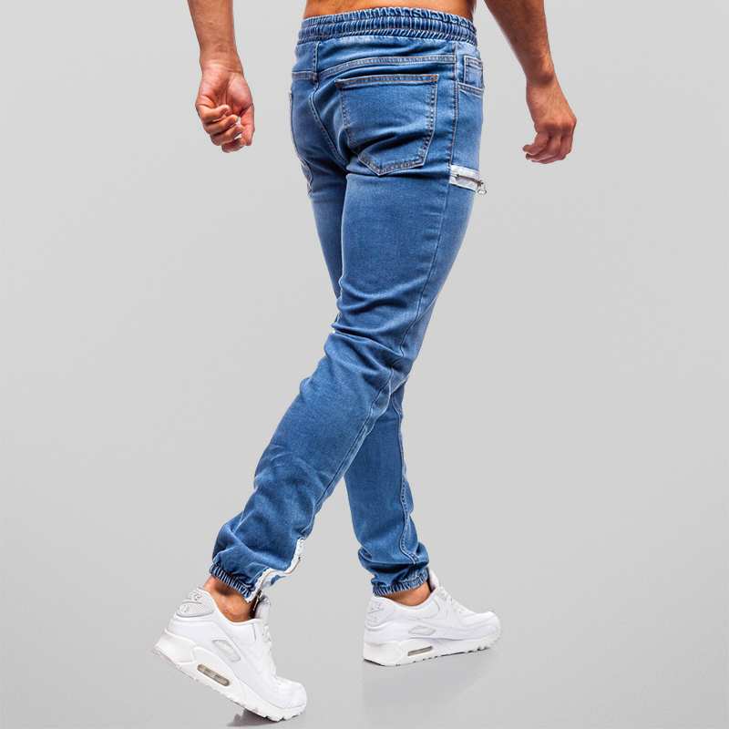 Elias - Bequeme Jogginghose im Denim-Look
