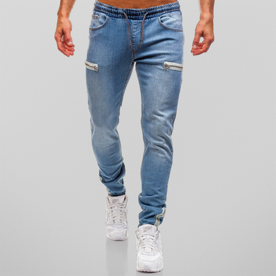 Elias - Bequeme Jogginghose im Denim-Look