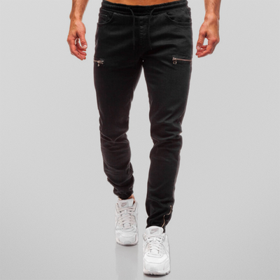 Elias - Bequeme Jogginghose im Denim-Look