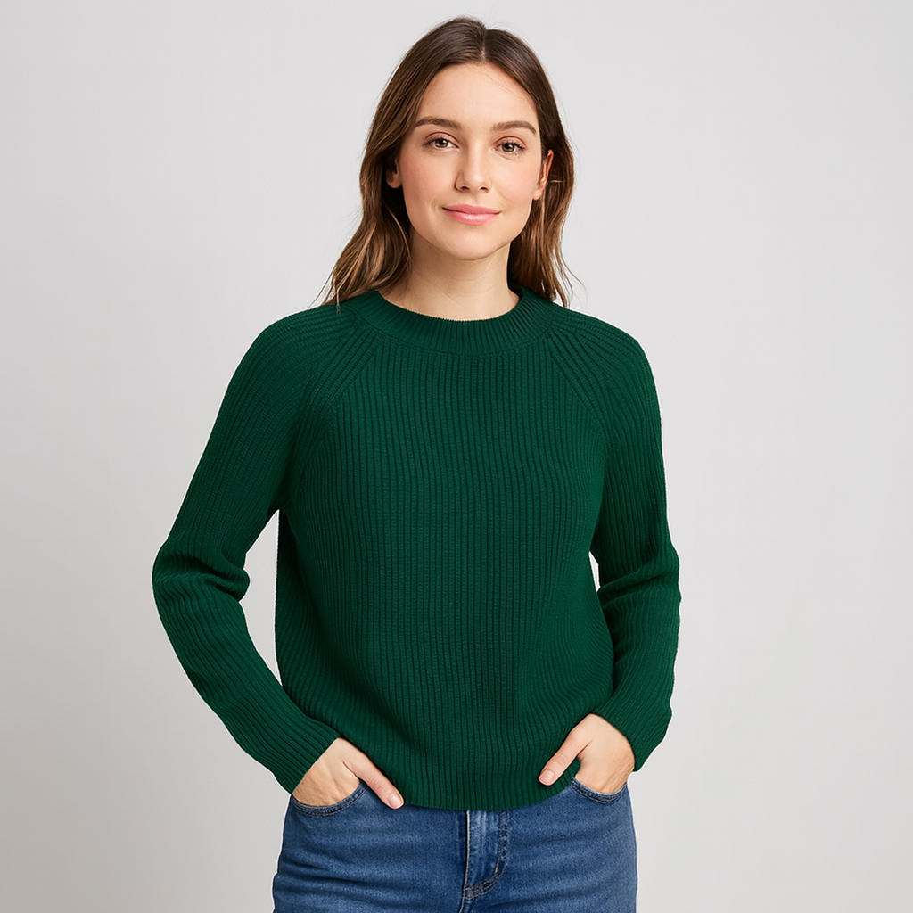 Klara | Rundhals-Strickpullover