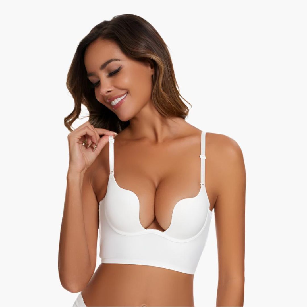 Komfit Stütz Bh | Super push up U-förmiger rückenfreier Bh