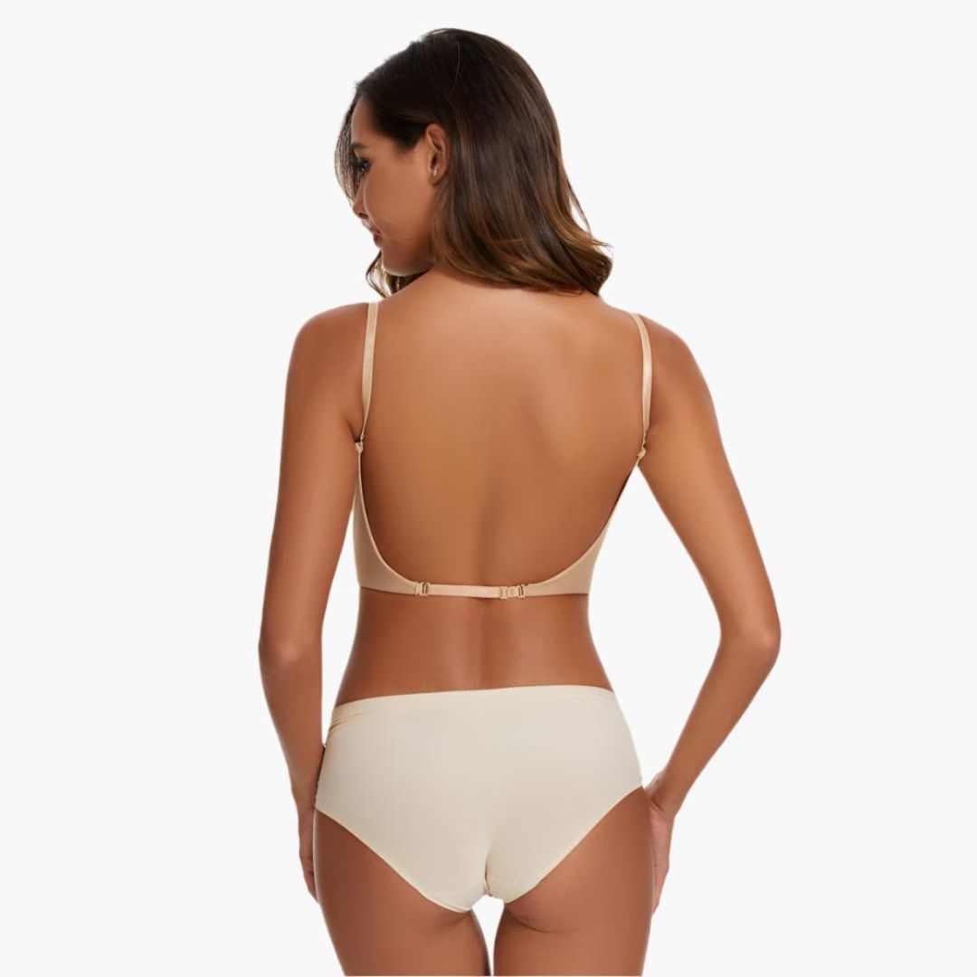 Komfit Stütz Bh | Super push up U-förmiger rückenfreier Bh