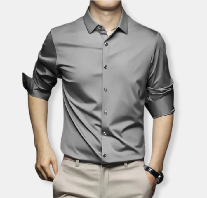 Herren Button Down Langarmhemd | Formell