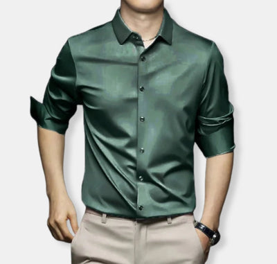 Herren Button Down Langarmhemd | Formell