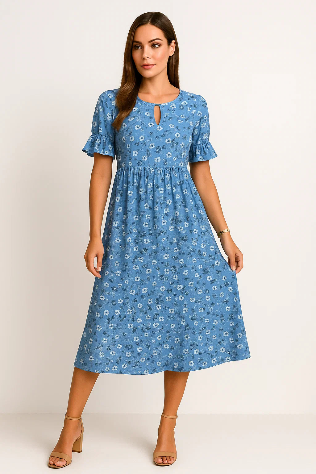 Leichtes Blumiges Sommerkleid