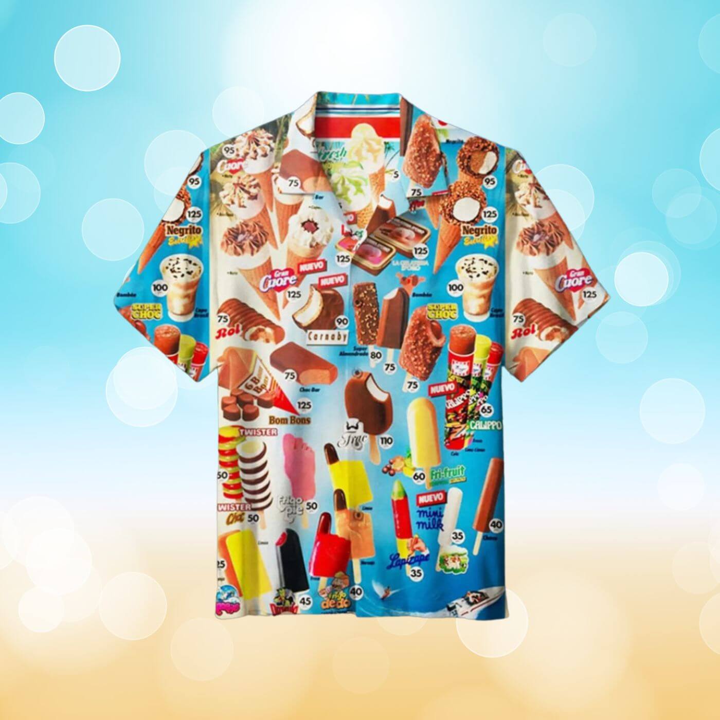 Lenn™ – Sommerhemd mit Eiscreme-Print