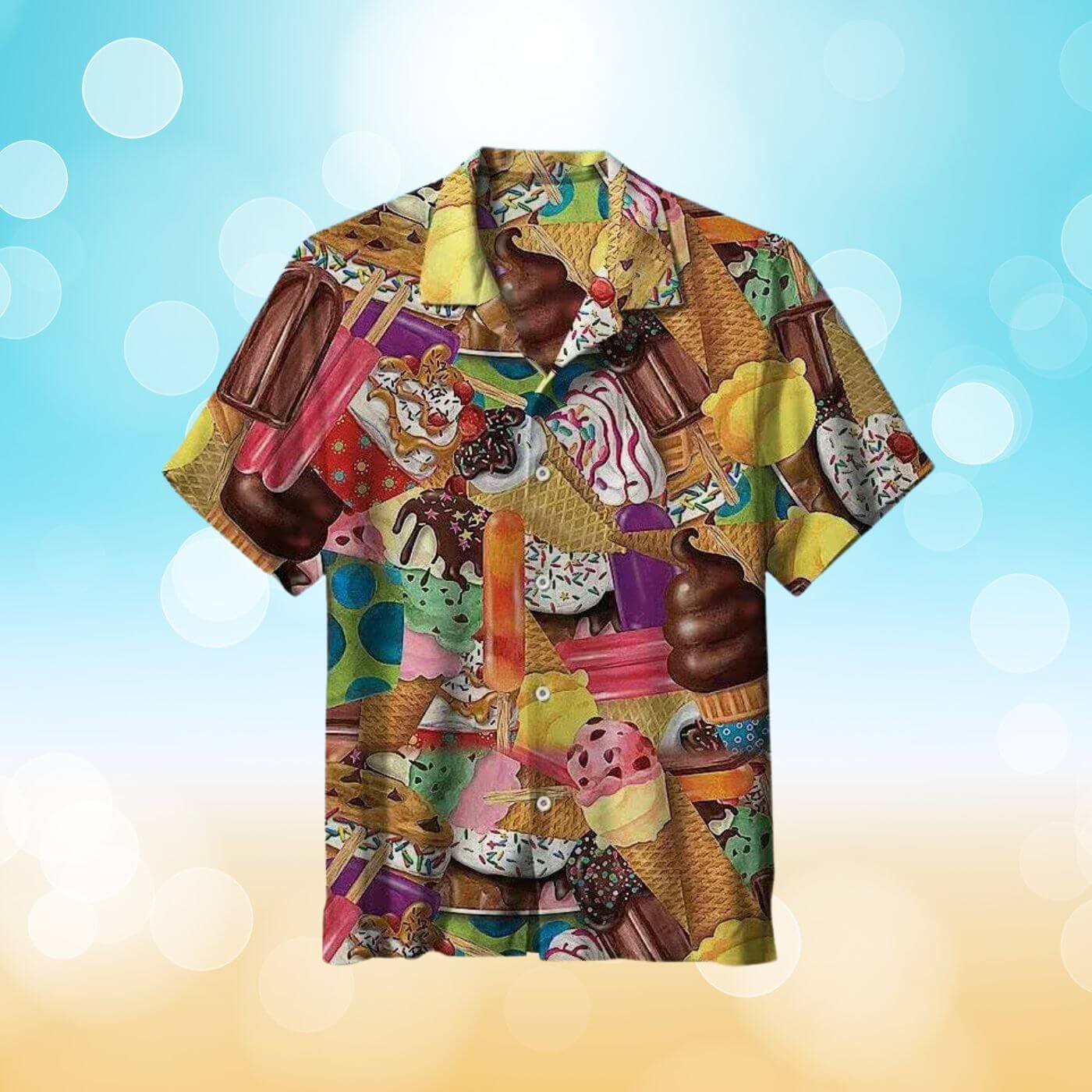 Lenn™ – Sommerhemd mit Eiscreme-Print