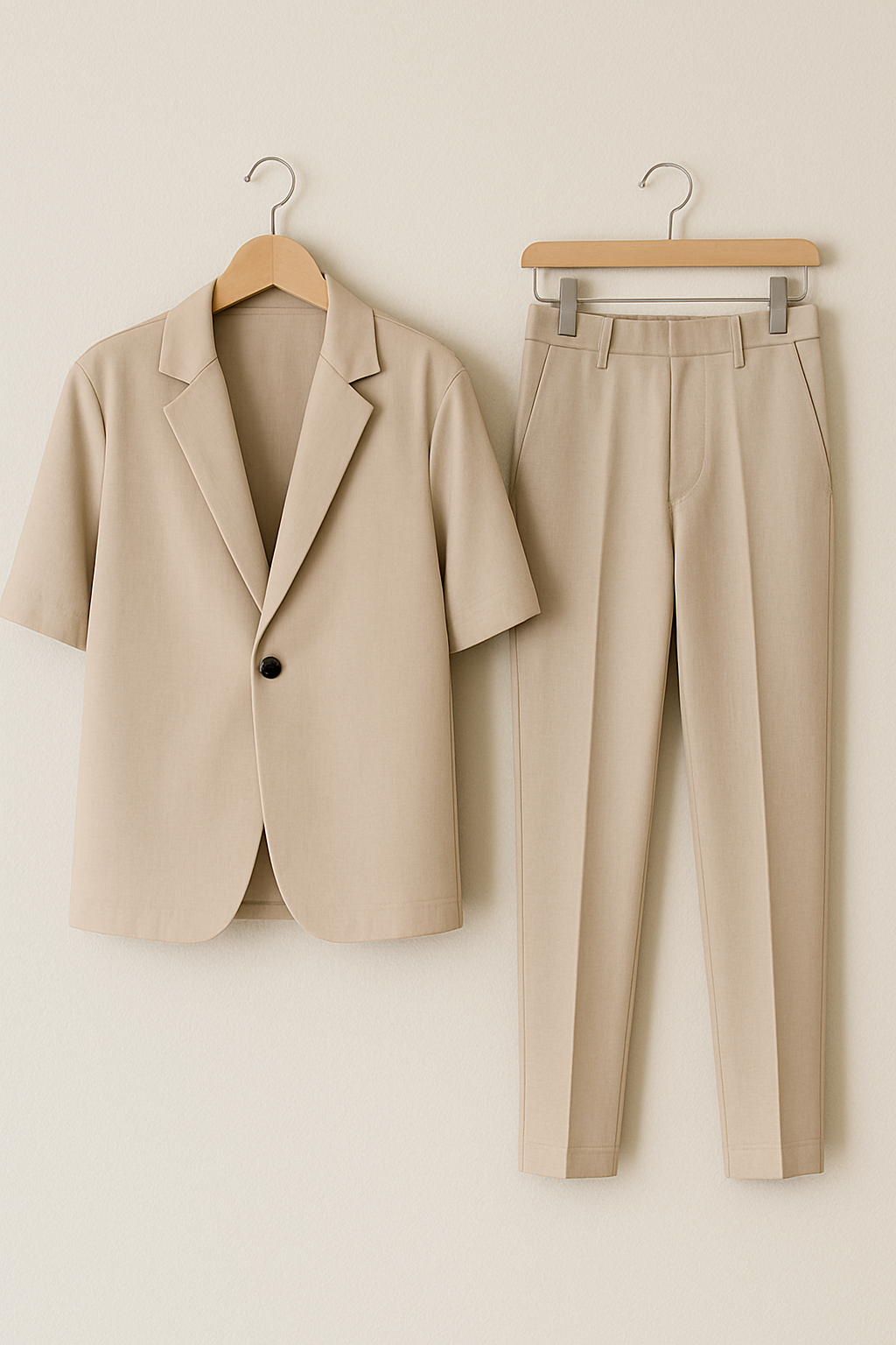 Leo Set aus Kurzarm Sakko und Anzughose