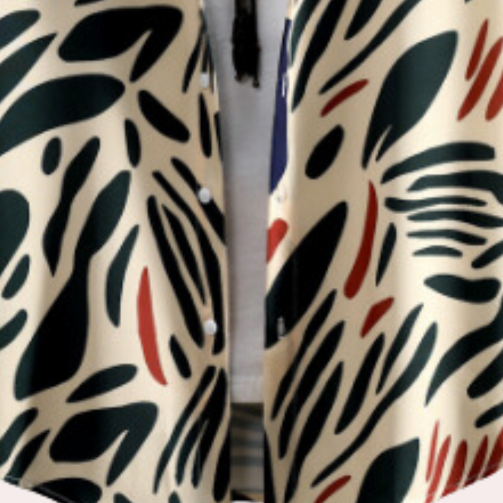 Livius- Lässiges Kurzarmhemd für Herren