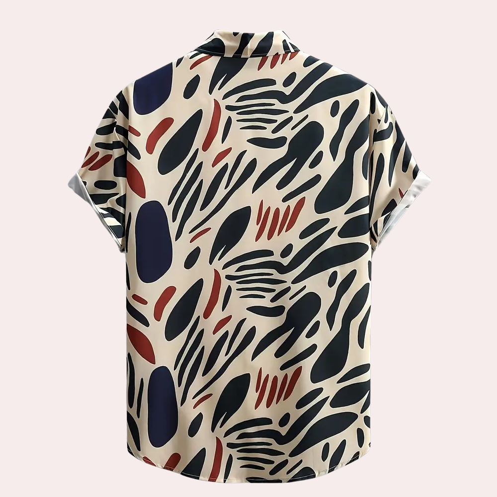 Livius- Lässiges Kurzarmhemd für Herren