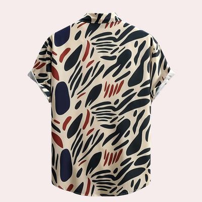 Livius- Lässiges Kurzarmhemd für Herren