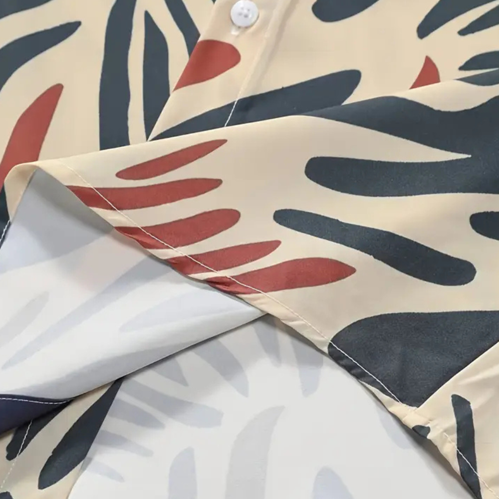 Livius- Lässiges Kurzarmhemd für Herren