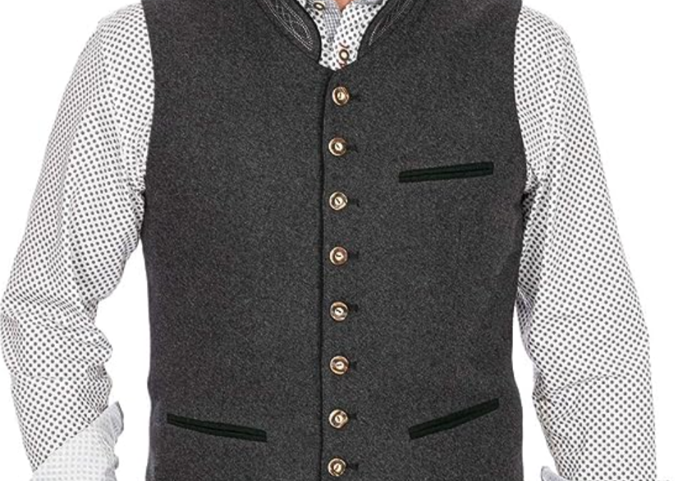 Lucas - Die stylische und einzigartige Trachtenweste für Männer