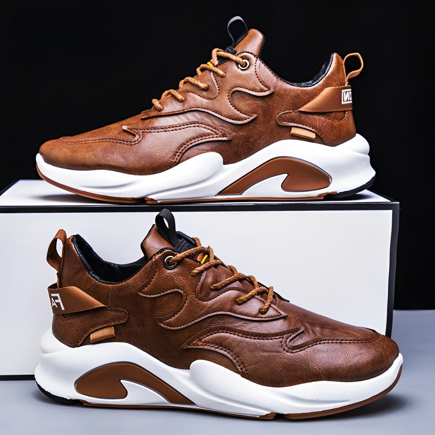 Lucas- Echtes Leder Turnschuhe