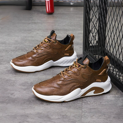 Lucas- Echtes Leder Turnschuhe