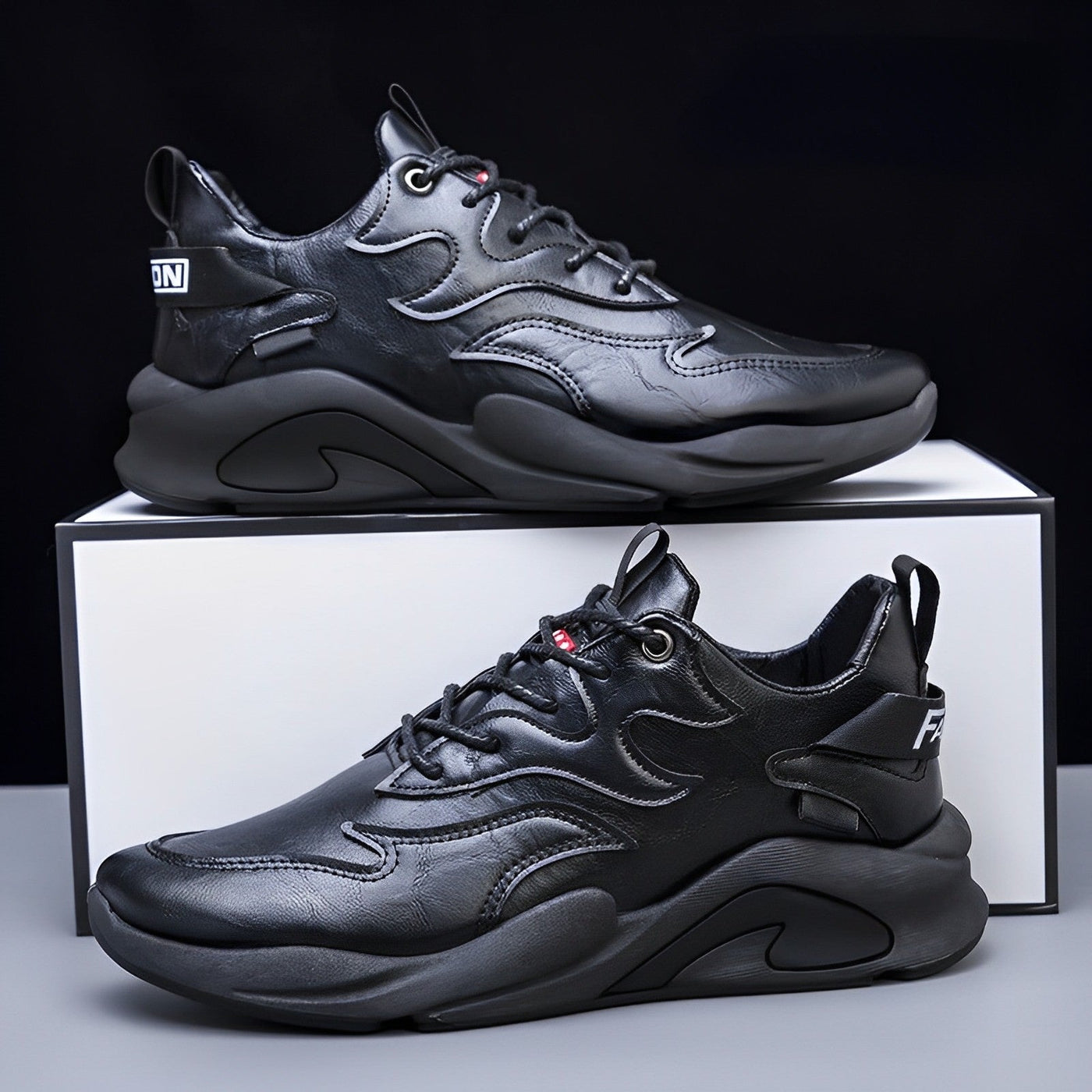 Lucas- Echtes Leder Turnschuhe