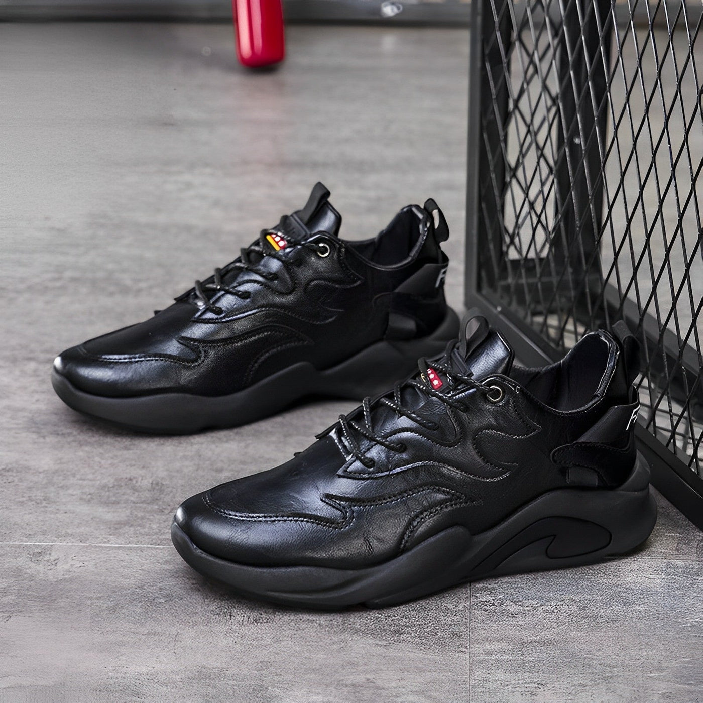 Lucas- Echtes Leder Turnschuhe