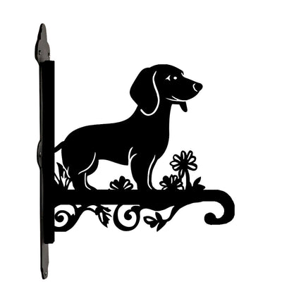 Dachshund Metall Pflanzenständer zum Hängen
