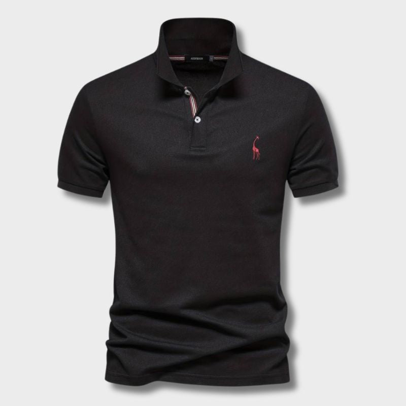 Mateo | Slim Fitted Klassisches Poloshirt mit dezentem Kragendetail