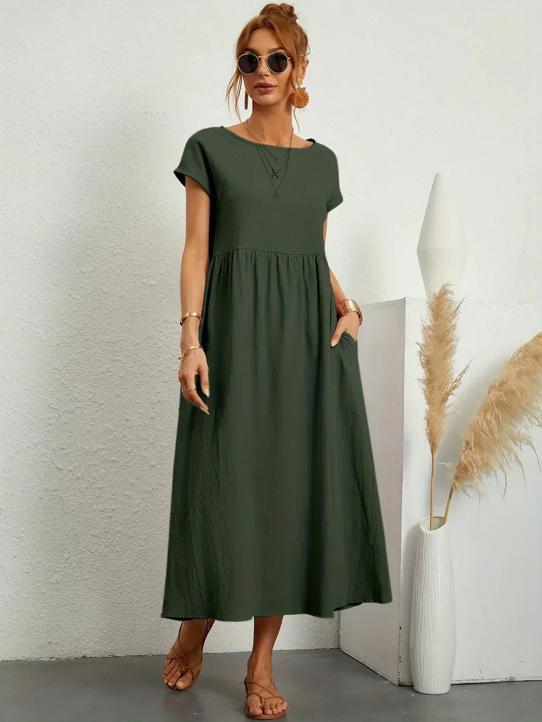 Cintia – Lässiges Midi Kleid