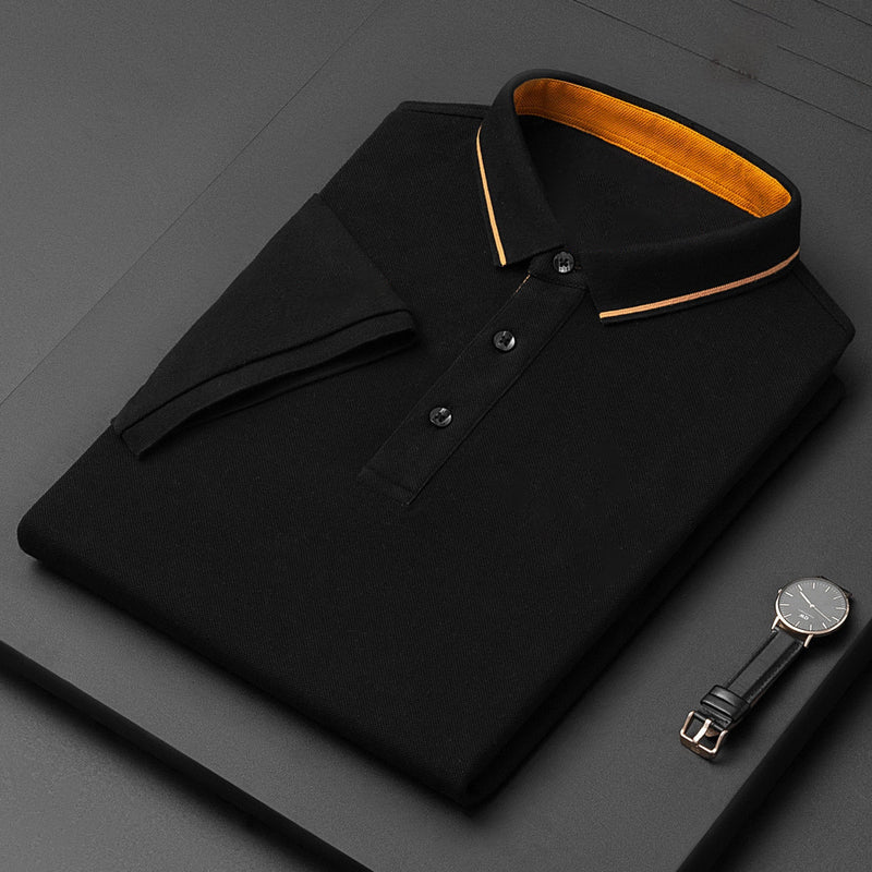 Miles - Polohemd mit Stickerei