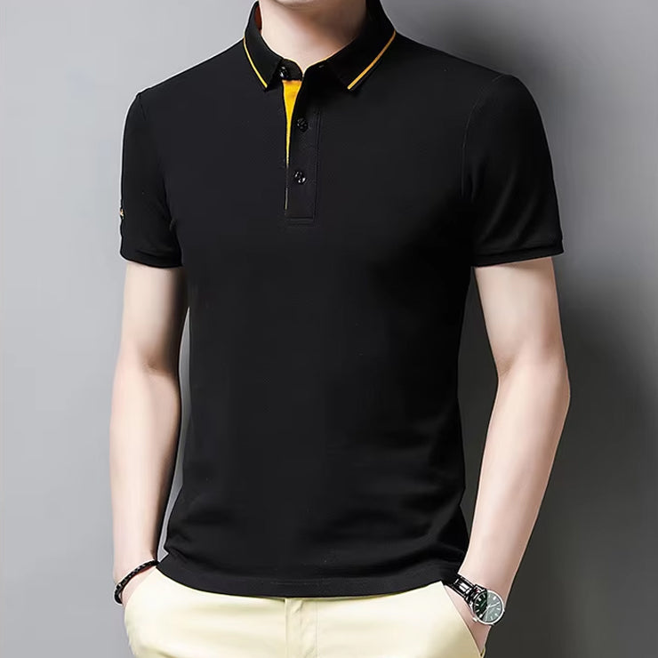 Miles - Polohemd mit Stickerei