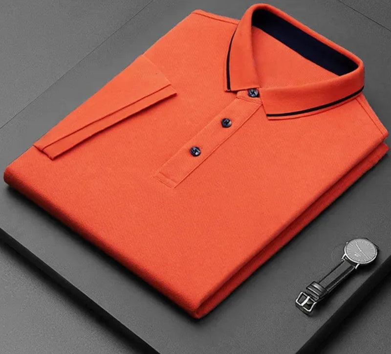 Miles - Polohemd mit Stickerei