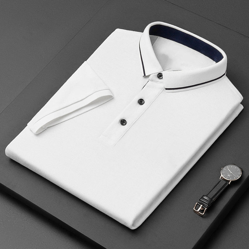 Miles - Polohemd mit Stickerei