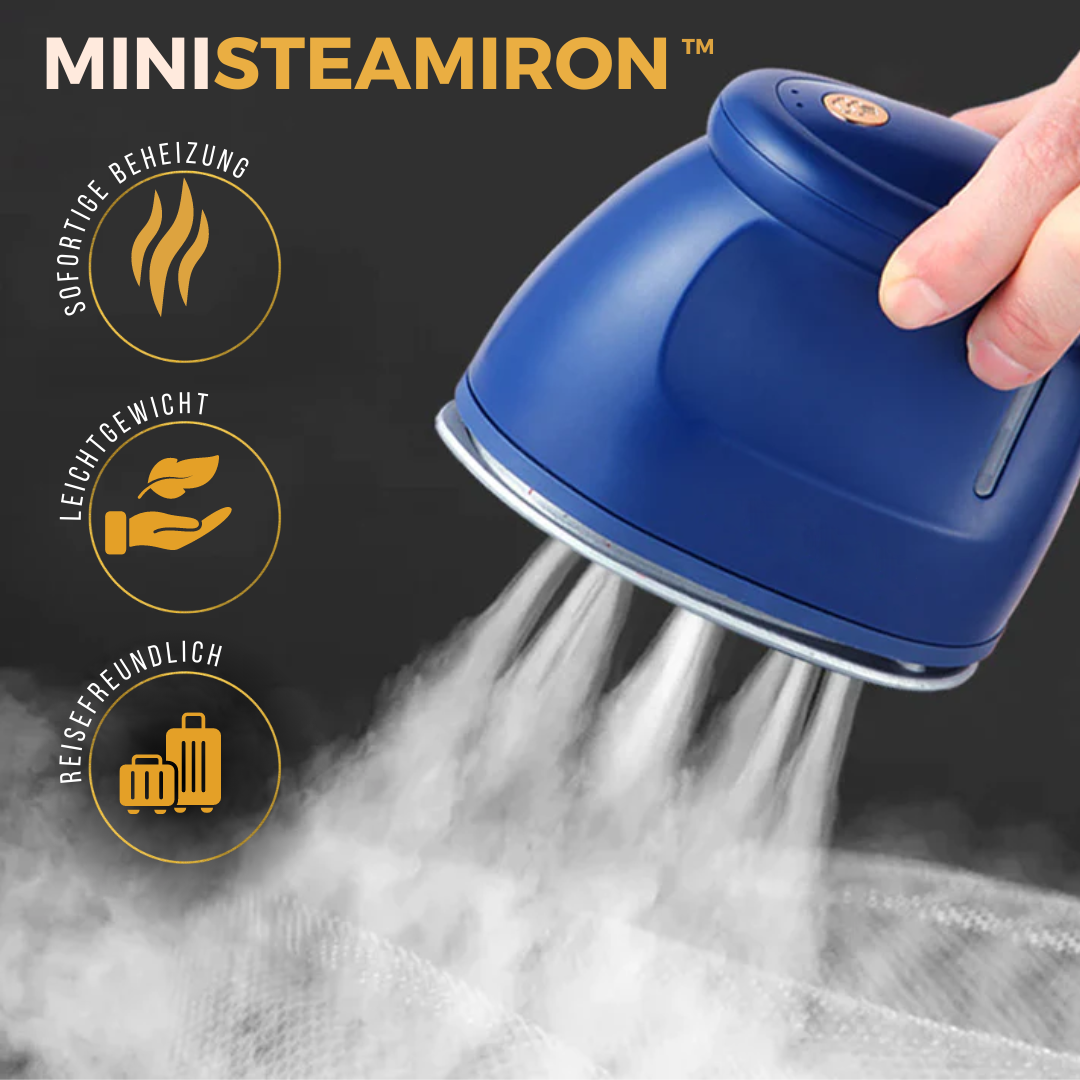 MiniSteamIron™ - Bügeln Sie Ihre Kleidungsstücke jederzeit und überall