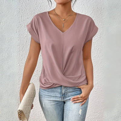 Nicole™ - Lässiges T-Shirt mit Herzausschnitt (1+1 GRATIS)