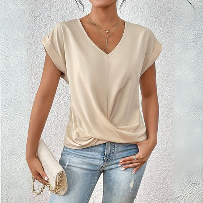 Nicole™ - Lässiges T-Shirt mit Herzausschnitt (1+1 GRATIS)