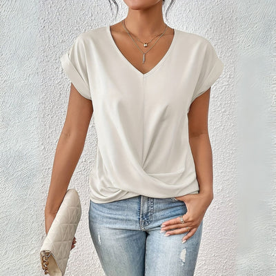 Nicole™ - Lässiges T-Shirt mit Herzausschnitt (1+1 GRATIS)