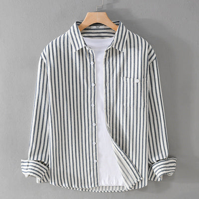 Austin Hemd mit Streifenmuster Langarm