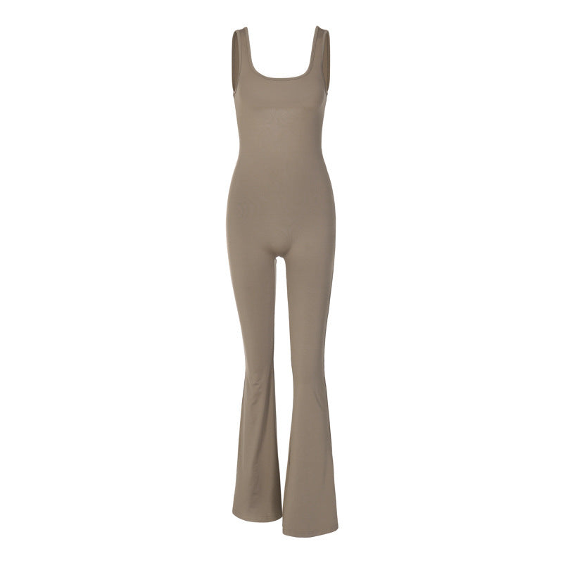 Damen Bodysuit mit figurbetontem Schnitt und breitem Beinausschnitt Heidi-Mode