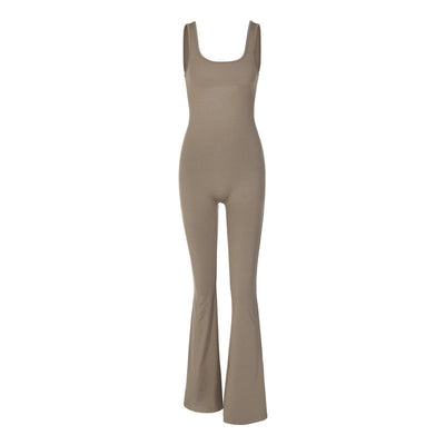 Damen Bodysuit mit figurbetontem Schnitt und breitem Beinausschnitt Heidi-Mode