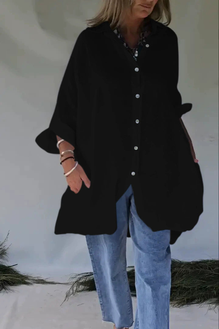 Damen Übergroßes Hemd Heidi-Mode