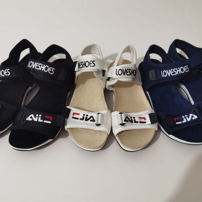 Damen Verstellbare Sandalen mit anatomischem Fußbett und rutschfester Sohle Heidi-Mode