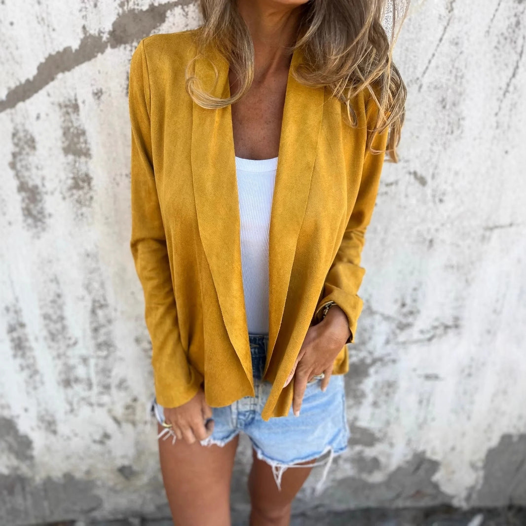 Damen elegante und bequeme Blazerjacke Heidi-Mode