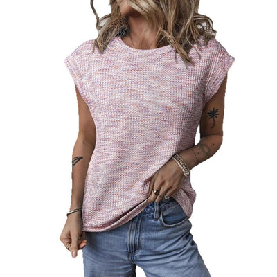 Damen Casual Shirt mit Rollkragen und leichtem Strukturstoff Heidi-Mode